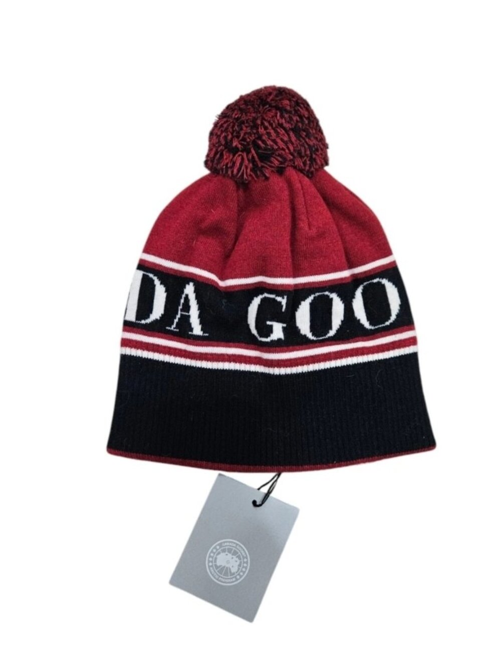 Canada Goose Ladies Pom Toque Redwood Sequoia 5114L NWT Wool Beanie